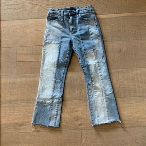 Joe's The Callie Patched Up Raw Hem Bootcut Jeans